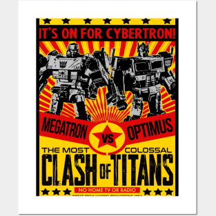 TRANSFORMERS FIGHT POSTER Posters and Art